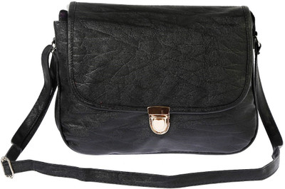 

Estoss Women Black PU Sling Bag