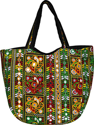 

WhiteAsh Women Casual Multicolor Silk Tote
