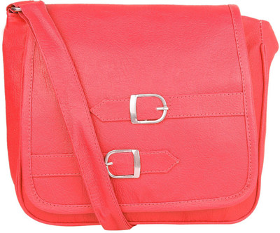 

SAHAL FASHION Women Casual Pink PU Sling Bag
