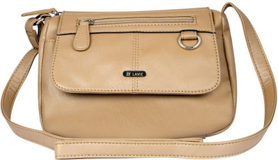 

Lavie Women Casual Brown PU Sling Bag