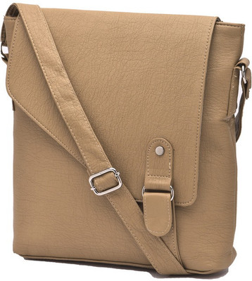 

Igypsy Girls Formal Khaki Leatherette Sling Bag