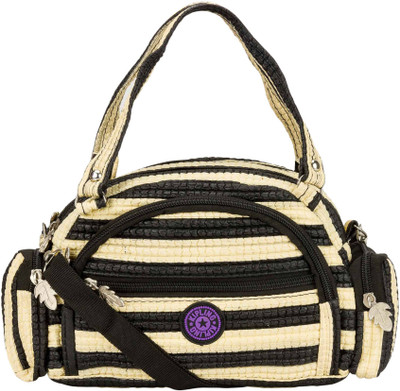 

Glitters Girls Casual Black, White Rexine Sling Bag