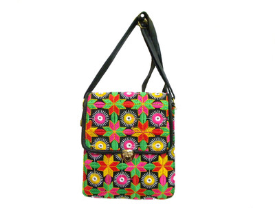 

5elementz Girls Evening/Party Multicolor Leatherette Sling Bag
