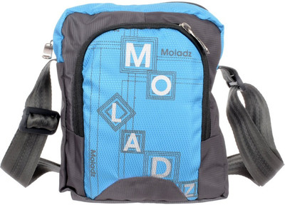 

Moladz Men Casual Blue Polyester Sling Bag