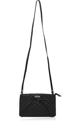 

Bern Women Casual Black PU Sling Bag