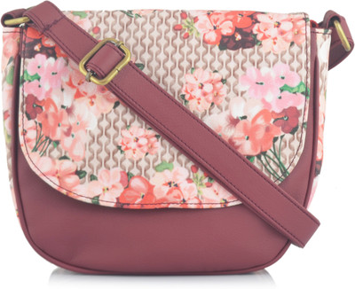

Shaun Design Girls Casual Pink Leatherette Sling Bag