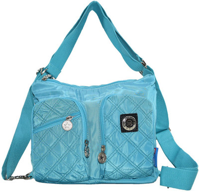 

Cropp Women Casual Blue Nylon Sling Bag