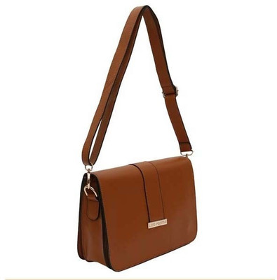 

Lino Perros Women Brown PU Sling Bag