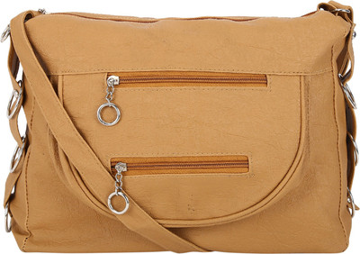 

Mukul Collection Women Casual Brown PU Sling Bag