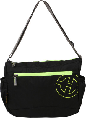 

Tanworld Boys & Girls Casual Black Polyester Messenger Bag
