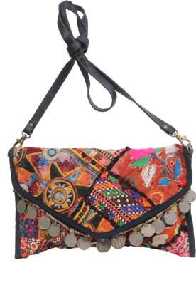 

Jaipur Textiles Hub Women Multicolor Cotton Sling Bag