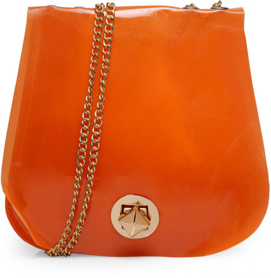 Bags Craze Women Formal Red Silicon Sling Bag