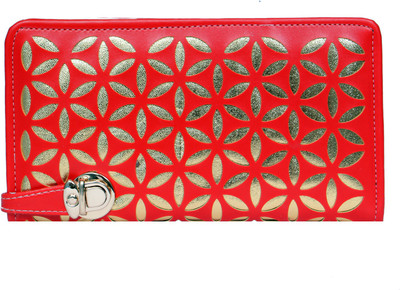 

Zasmina Red Clutch