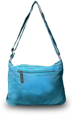 

Lino Perros Women Blue PU Sling Bag