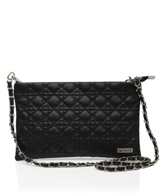 

Bern Women Casual Black PU Sling Bag