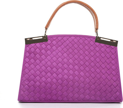

Crawler Girls Casual Purple Leatherette Hand-held Bag