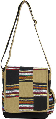 

Anekaant Women Casual Multicolor Canvas Sling Bag