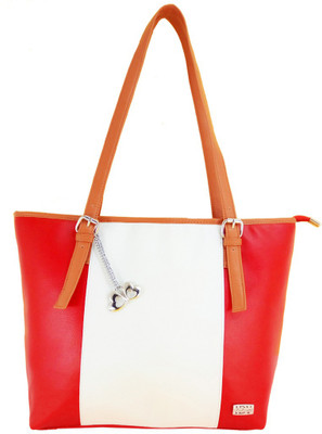 

Anglopanglo Women Casual Red, White PU Sling Bag