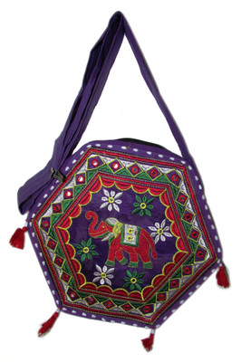 

Adara Collections Women Casual Multicolor Cotton Sling Bag