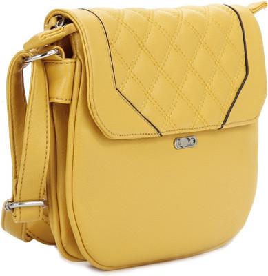 

Lavie Women Casual Yellow Sling Bag