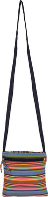 

Anekaant Women Casual Multicolor Cotton Sling Bag