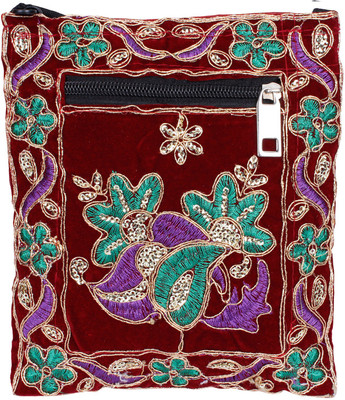

Papsara Women Casual Multicolor Cotton Sling Bag