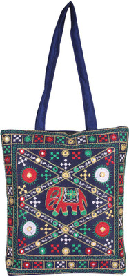

Cratly Women Casual Multicolor Silk, Cotton Shoulder Bag