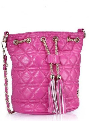 

Lino Perros Women Casual Pink PU Sling Bag