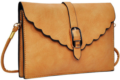 

Hawai Women Casual Beige PU Sling Bag