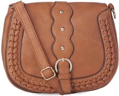 

Vero Couture Women Casual Brown PU Sling Bag