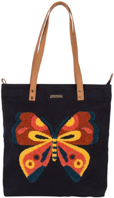 

Chumbak Women Casual Black Cotton Tote