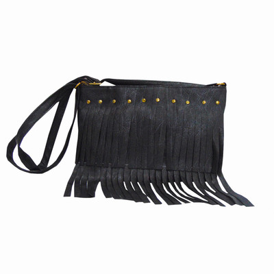 

Estoss Women Casual Black PU Sling Bag