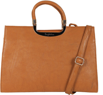 

WEBHIN Women Casual Brown PU Hand-held Bag