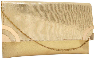 

Hawai Women Evening/Party Gold PU Sling Bag