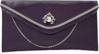 

Skyways Women Evening/Party Purple PU Sling Bag