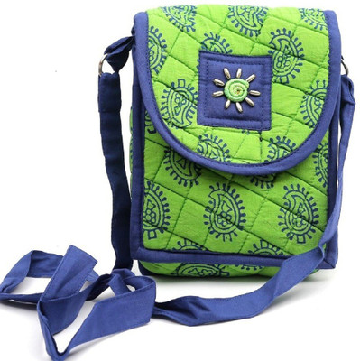

Aditi Trends Women Casual Green Cotton Sling Bag