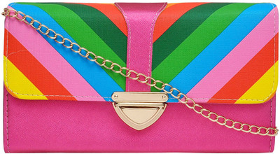 

Hawai Women Evening/Party Multicolor PU Sling Bag