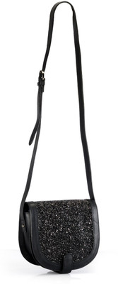 Phive Rivers Women Casual Black Genuine Leather Sling Bag