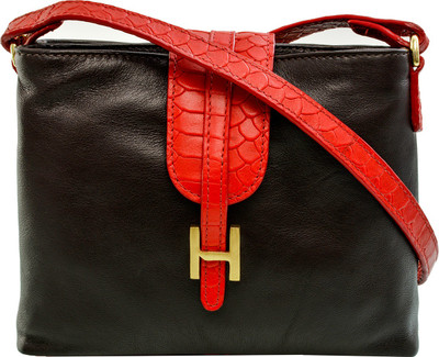 

Hidesign Women Formal Brown Genuine Leather Sling Bag