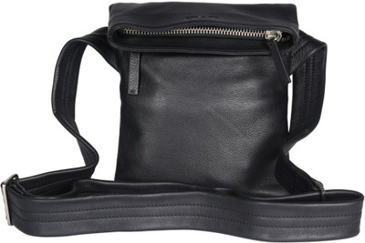 

Viari Men Casual Black Genuine Leather Shoulder Bag