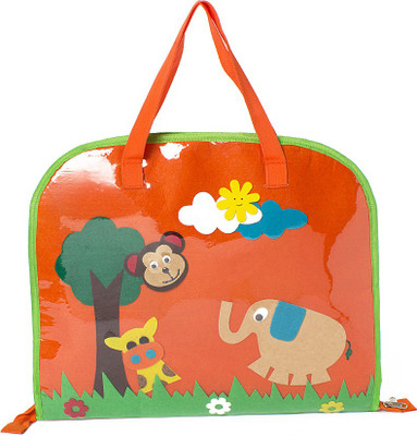 

Lill Pumpkins Boys & Girls Casual Orange Felt Tote