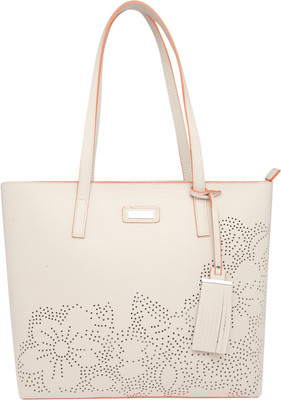 

Vero Moda Women Casual White PU Tote