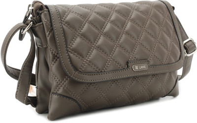 

Lavie Women Casual Brown Polyester Sling Bag