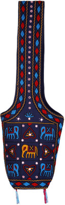 

Rajrang Women Casual Blue Cotton Sling Bag