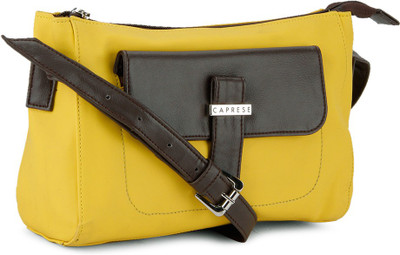 

Caprese Women Casual Yellow Sling Bag