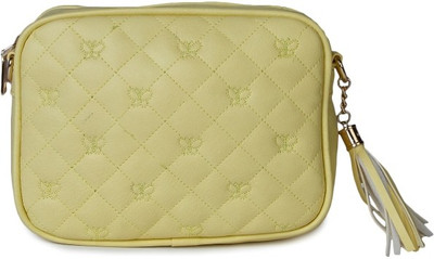 KLEIO Yellow Sling Bag Chic Casual Sling