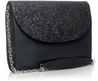 

Berrypeckers Girls Casual Black PU Sling Bag
