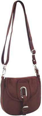 

Metro Girls Casual Brown PU Sling Bag