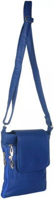 

Anas Girls Casual Blue PU Sling Bag