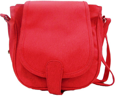 

Estoss Women Casual Pink PU Sling Bag
